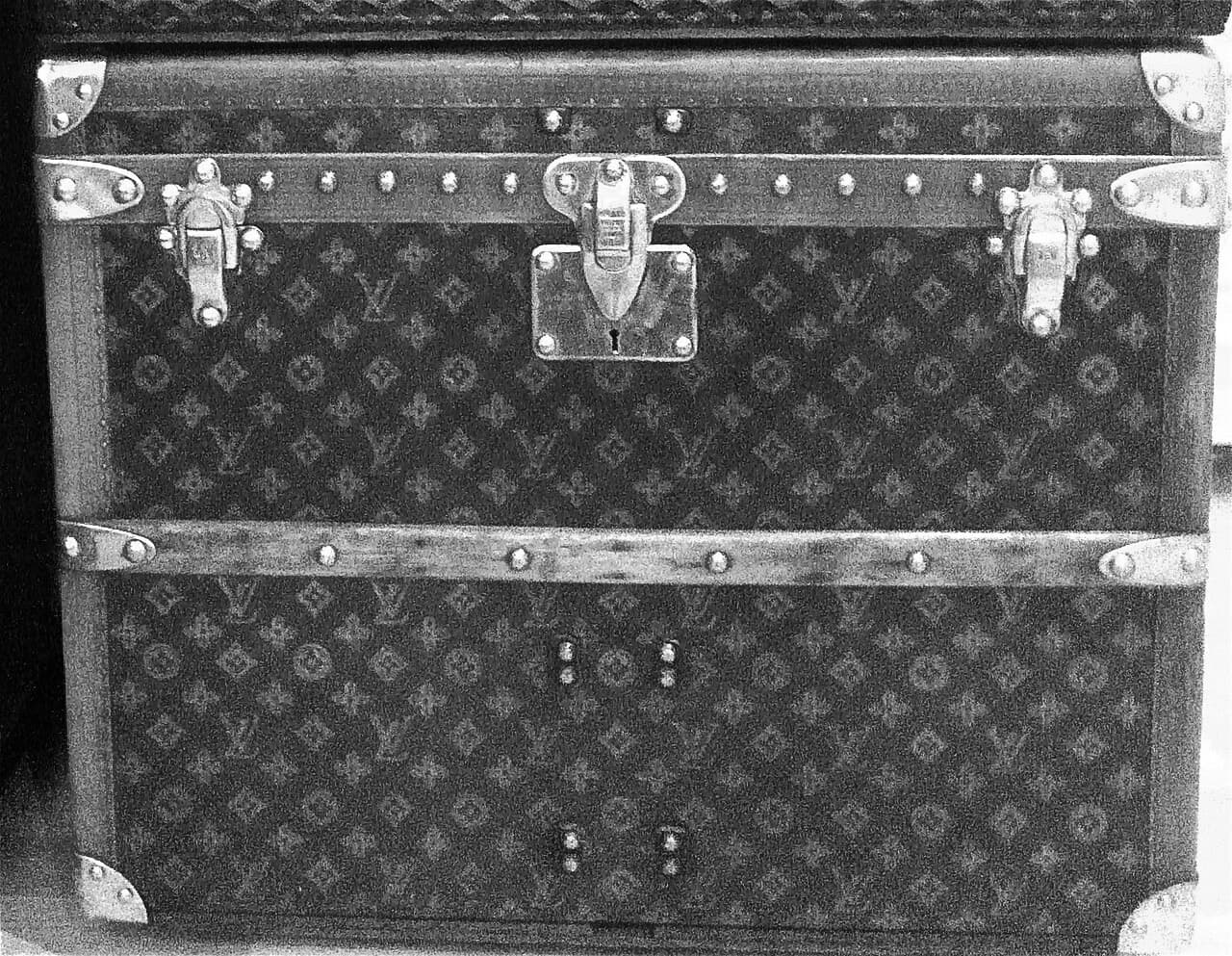 Louis Vuitton monogram steamer trunk